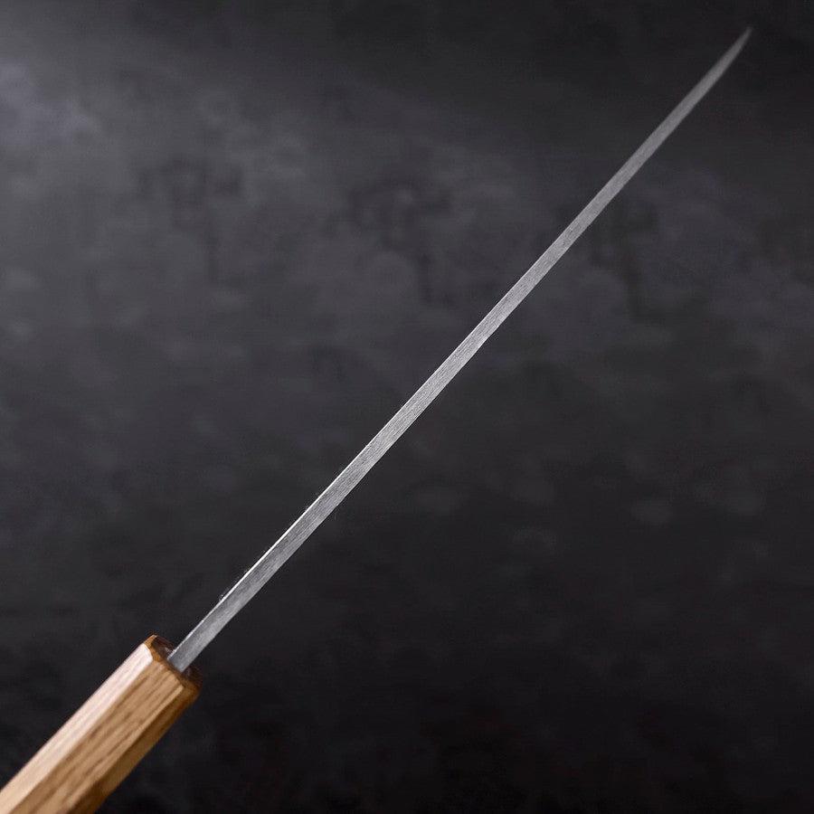 Yanagiba Blue Steel #2 Kurouchi Tsuchime Yaki Urushi Handle 240mm