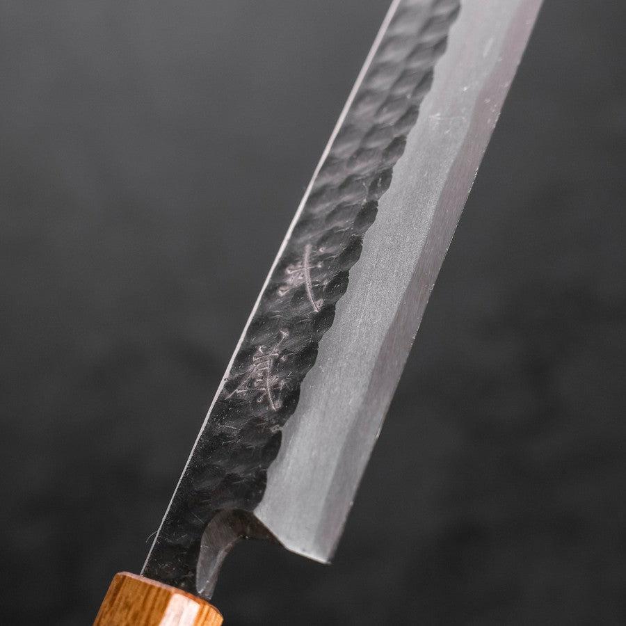 Yanagiba Blue Steel #2 Kurouchi Tsuchime Yaki Urushi Handle 300mm