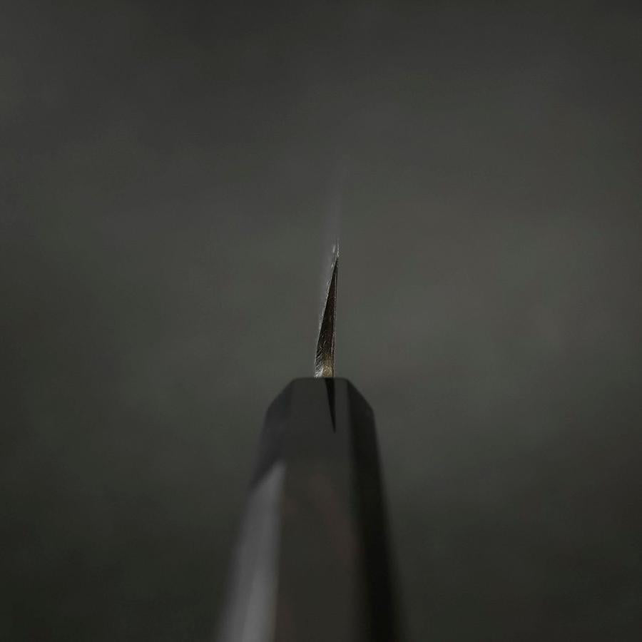 Yanagiba Blue Steel #2 Suminagashi Buffalo Ebony Handle 270mm