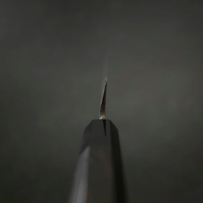 Yanagiba Blue Steel #2 Suminagashi Buffalo Ebony Handle 270mm