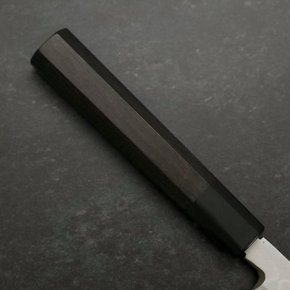 Yanagiba Blue Steel #2 Suminagashi Buffalo Ebony Handle 270mm