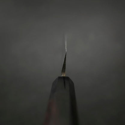 Yanagiba Blue Steel #2 Suminagashi Buffalo Ebony Handle 300mm