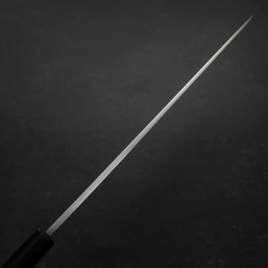 Yanagiba Blue Steel #2 Suminagashi Buffalo Ebony Handle 300mm