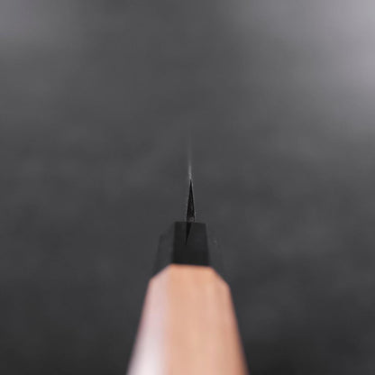 Yanagiba Left Hand AUS-10 Polished Buffalo Teak Handle 210mm