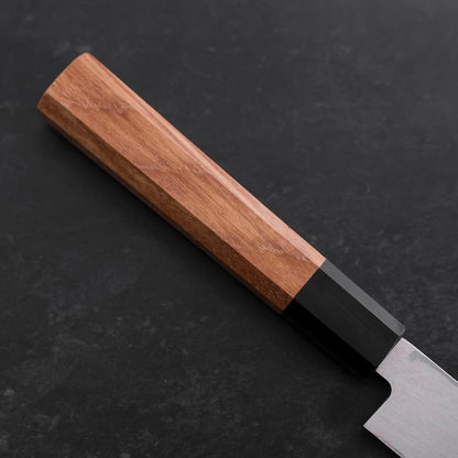 Yanagiba Left Hand AUS-10 Polished Buffalo Teak Handle 210mm