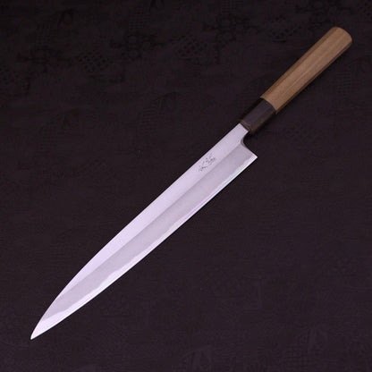 Yanagiba Left Hand White Steel #1 Buffalo Magnolia Handle 270mm