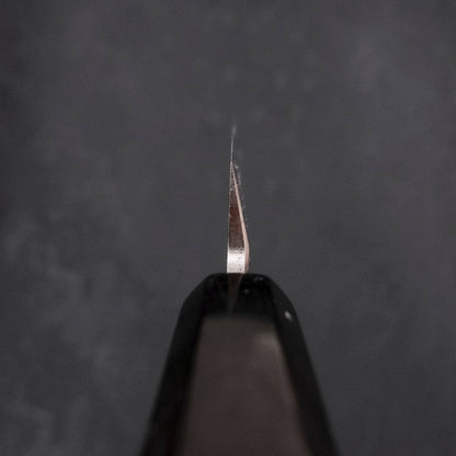 Yanagiba Left -Hand Silver Steel #3 Kasumi Buffalo Ebony Handle 210mm