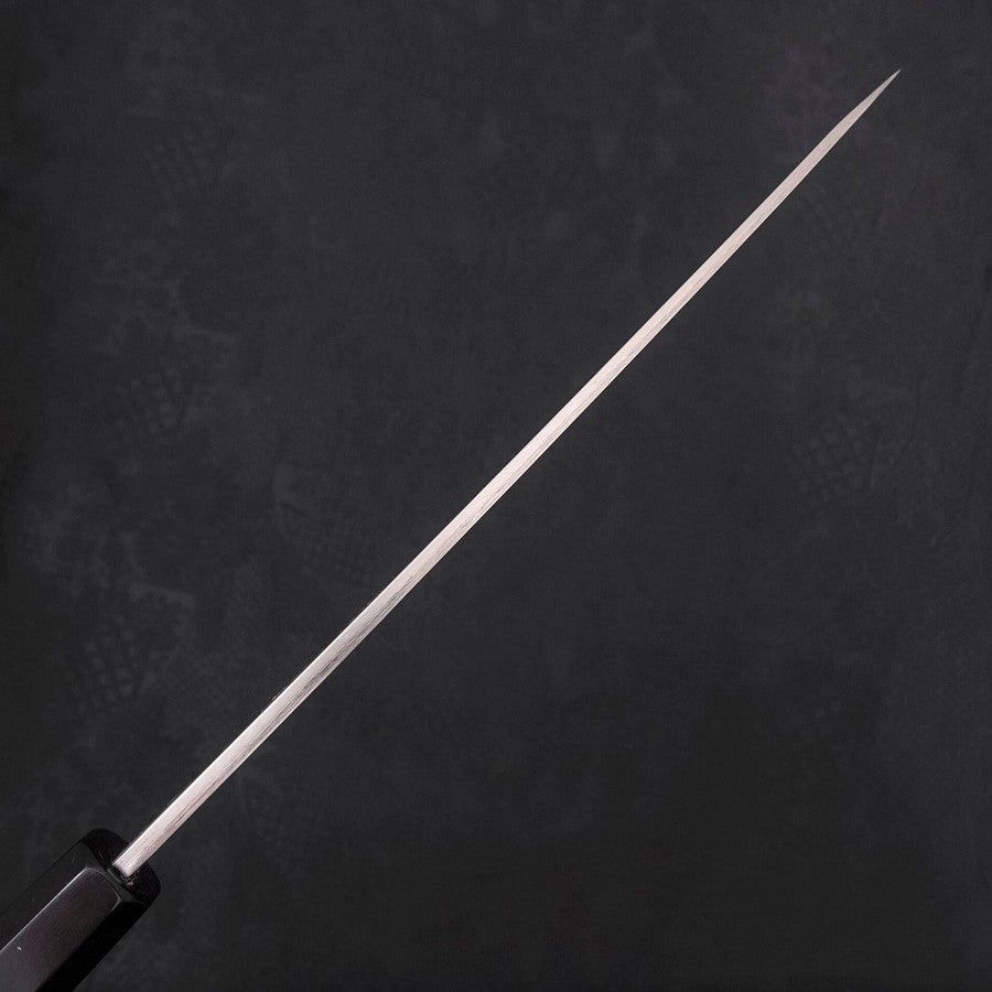 Yanagiba Left -Hand Silver Steel #3 Kasumi Buffalo Ebony Handle 210mm