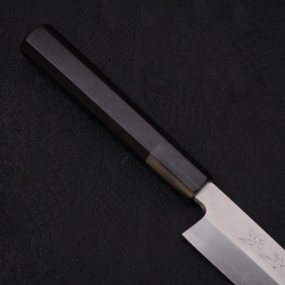 Yanagiba Silver Steel #3 Kasumi Buffalo Ebony Handle 240mm