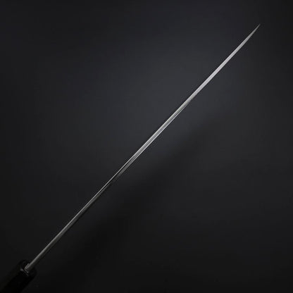 Yanagiba Silver Steel #3 Kasumi Buffalo Ebony Handle 300mm