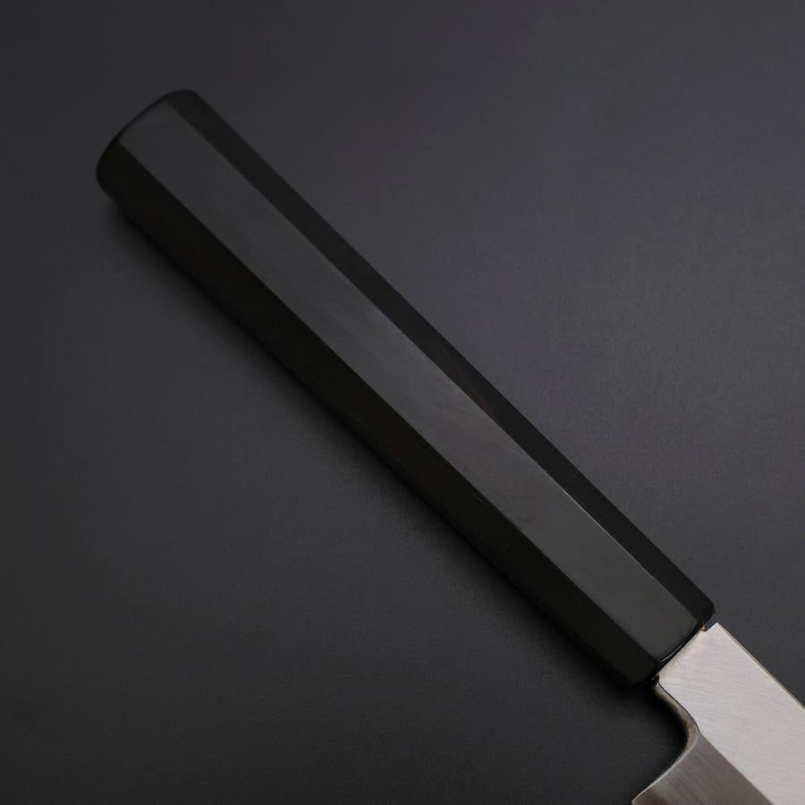 Yanagiba Silver Steel #3 Kasumi Buffalo Ebony Handle 300mm
