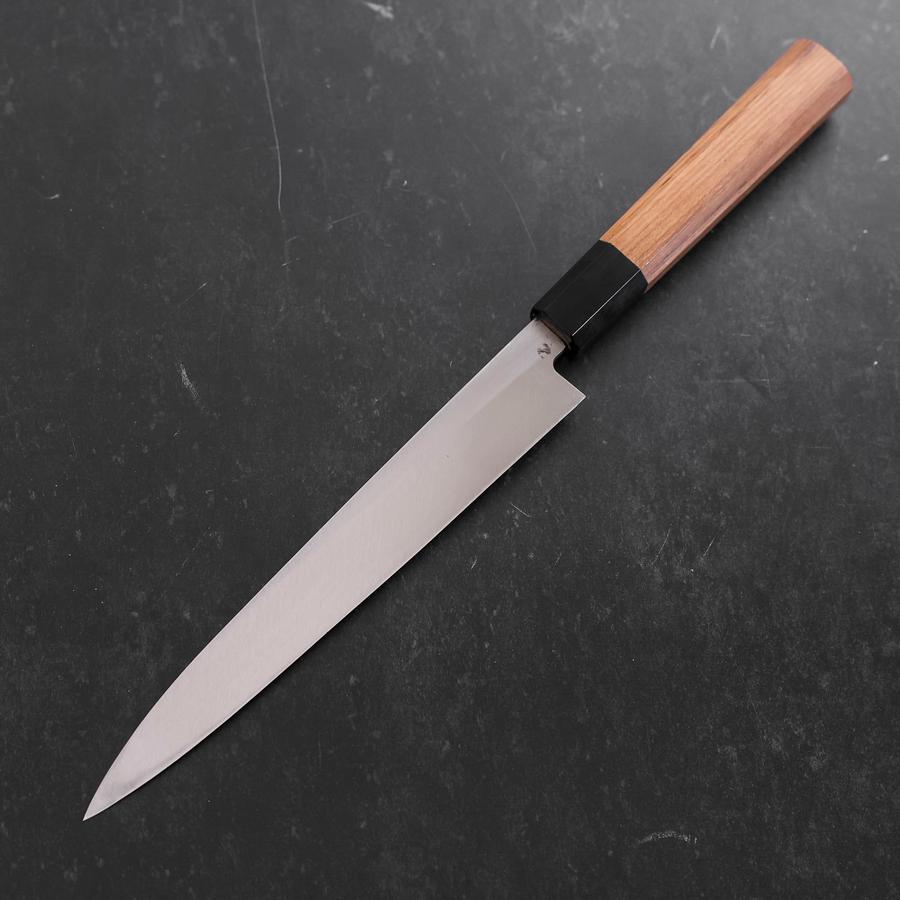 Yanagiba Silver Steel #3 Kasumi Buffalo Teak Handle 200mm