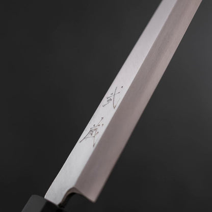 Yanagiba Silver Steel #3 Kasumi Buffalo Teak Handle 200mm