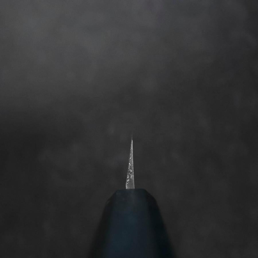 Yanagiba Silver Steel #3 Kasumi Dark Blue Urushi Handle 260mm