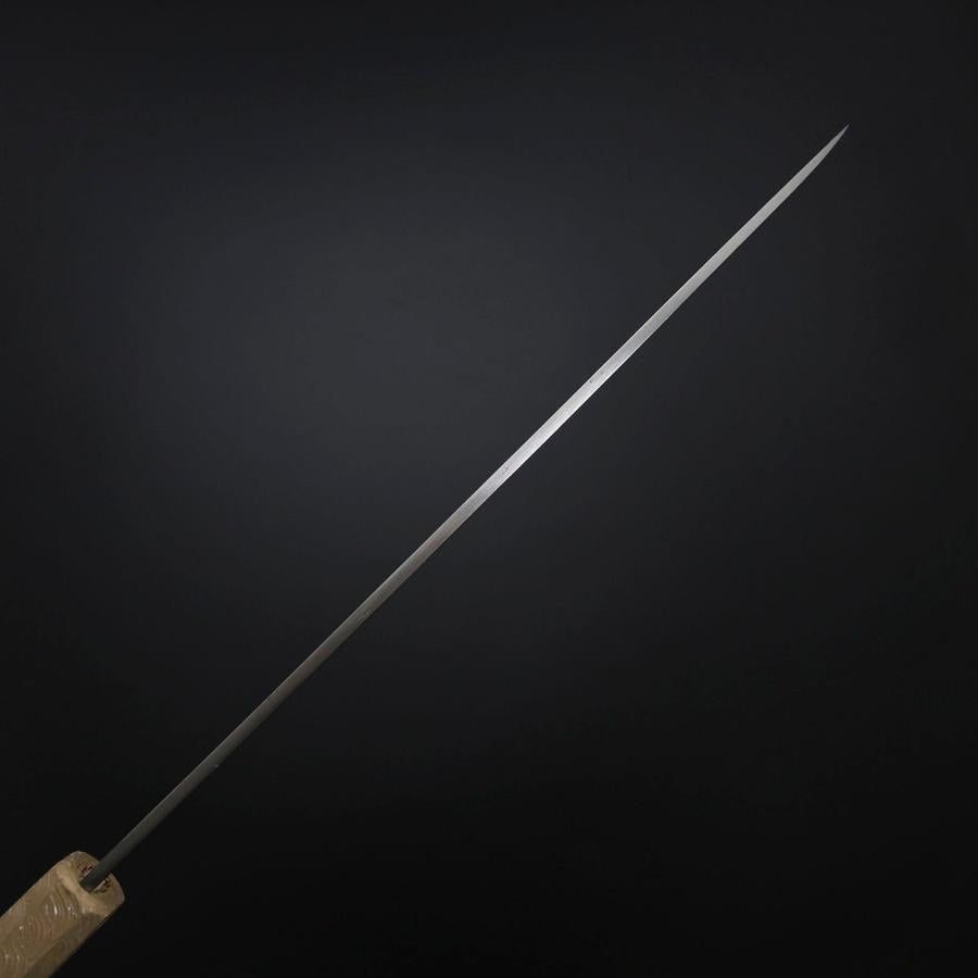 Yanagiba Silver Steel #3 Kasumi White Urushi Handle 260mm