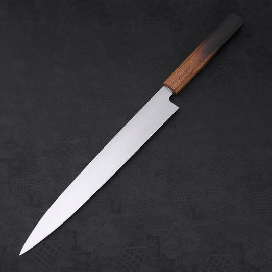 Yanagiba Silver Steel #3 Kasumi Yaki Urushi Handle 260mm