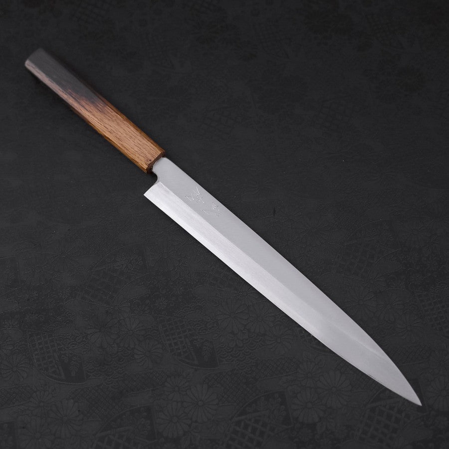 Yanagiba Silver Steel #3 Kasumi Yaki Urushi Handle 260mm