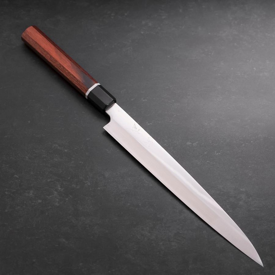 Yanagiba VG-10 Damascus Cherry Handle 240mm with Sheath