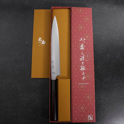 Yanagiba VG-10 Kasumi Buffalo Ebony Handle 240mm