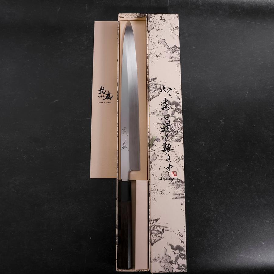 Yanagiba VG-10 Mirror Buffalo Ebony Handle 300mm