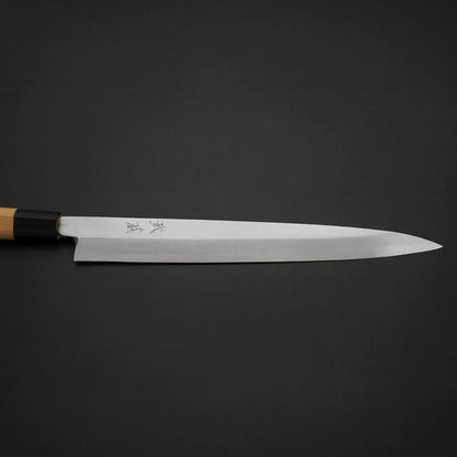 Yanagiba White Steel #2 Kasumi Buffalo Magnolia Handle 270mm