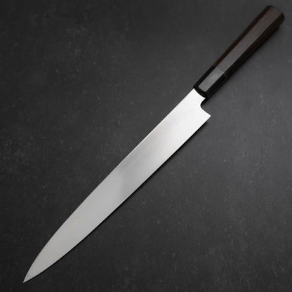Yanagiba White Steel #2 Honyaki Buffalo Ebony Handle 270mm