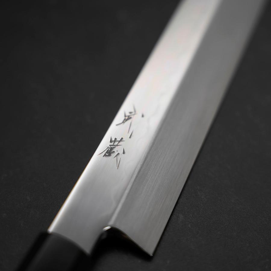 Yanagiba White Steel #2 Honyaki Buffalo Ebony Handle 270mm