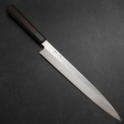 Yanagiba White Steel #2 Honyaki Buffalo Ebony Handle 270mm