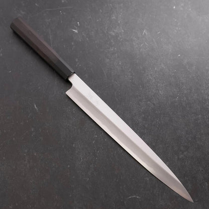 Yanagiba White Steel #2 Kasumi Buffalo Ebony Handle 270mm