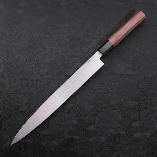 Yanagiba White Steel #2 Kasumi Buffalo Walnut Handle 270mm