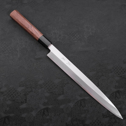 Yanagiba White Steel #2 Kasumi Buffalo Walnut Handle 270mm