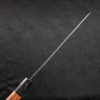 Yanagiba White Steel #2 Kurouchi Buffalo Teak Handle 225mm