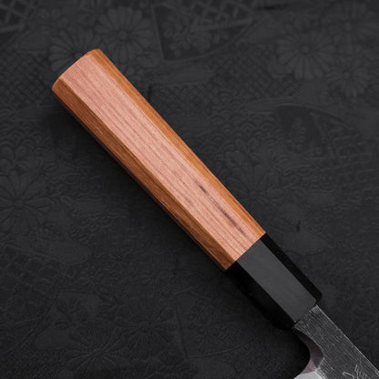 Yanagiba White Steel #2 Kurouchi Buffalo Teak Handle 225mm