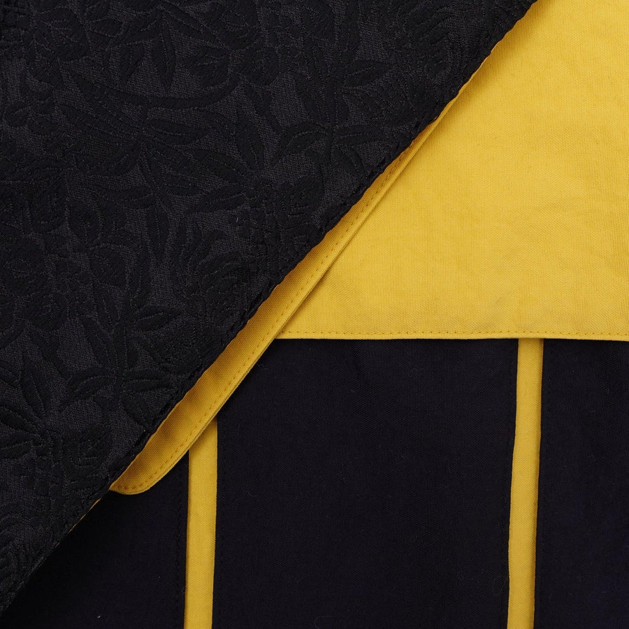 Musashi Japanese Style Kitchen Knife Roll Phoenix Black 4 Pockets Handmade-[Musashi]-[Japanese-Kitchen-Knives]