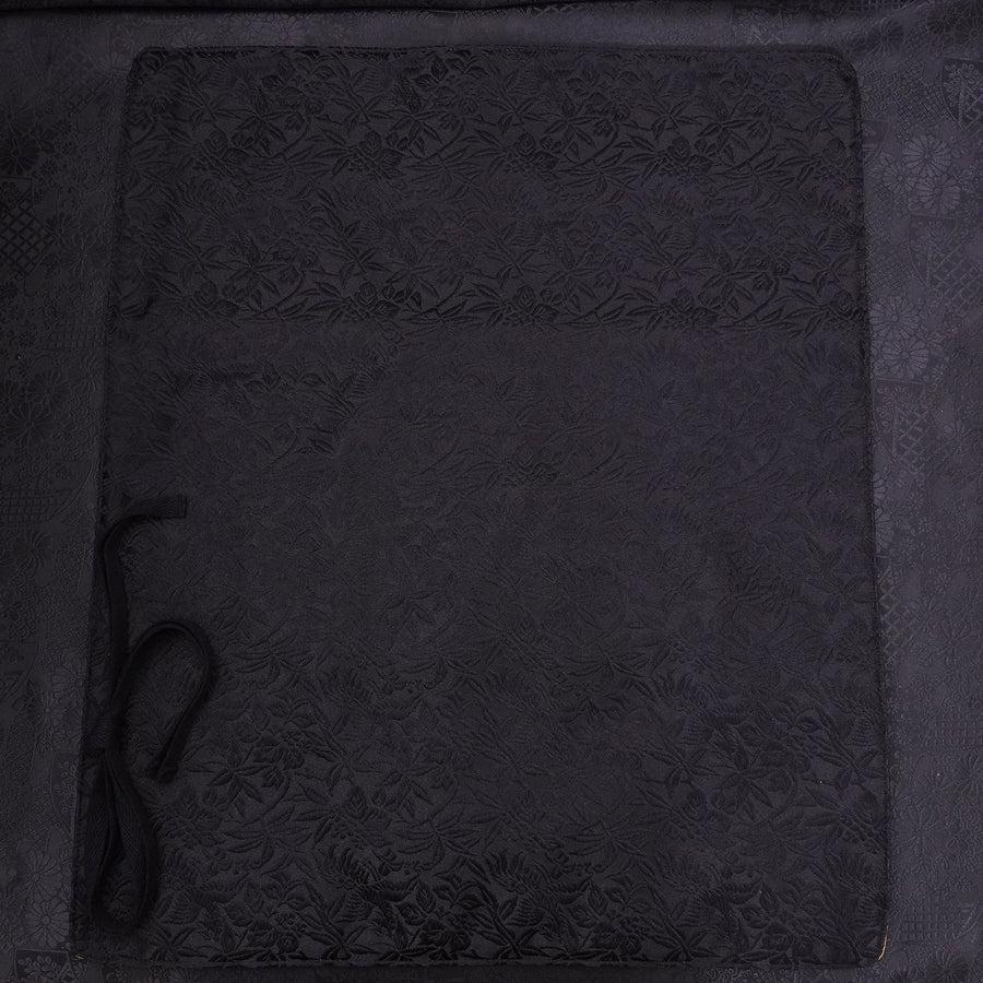 Musashi Japanese Style Kitchen Knife Roll Phoenix Black 4 Pockets Handmade-[Musashi]-[Japanese-Kitchen-Knives]